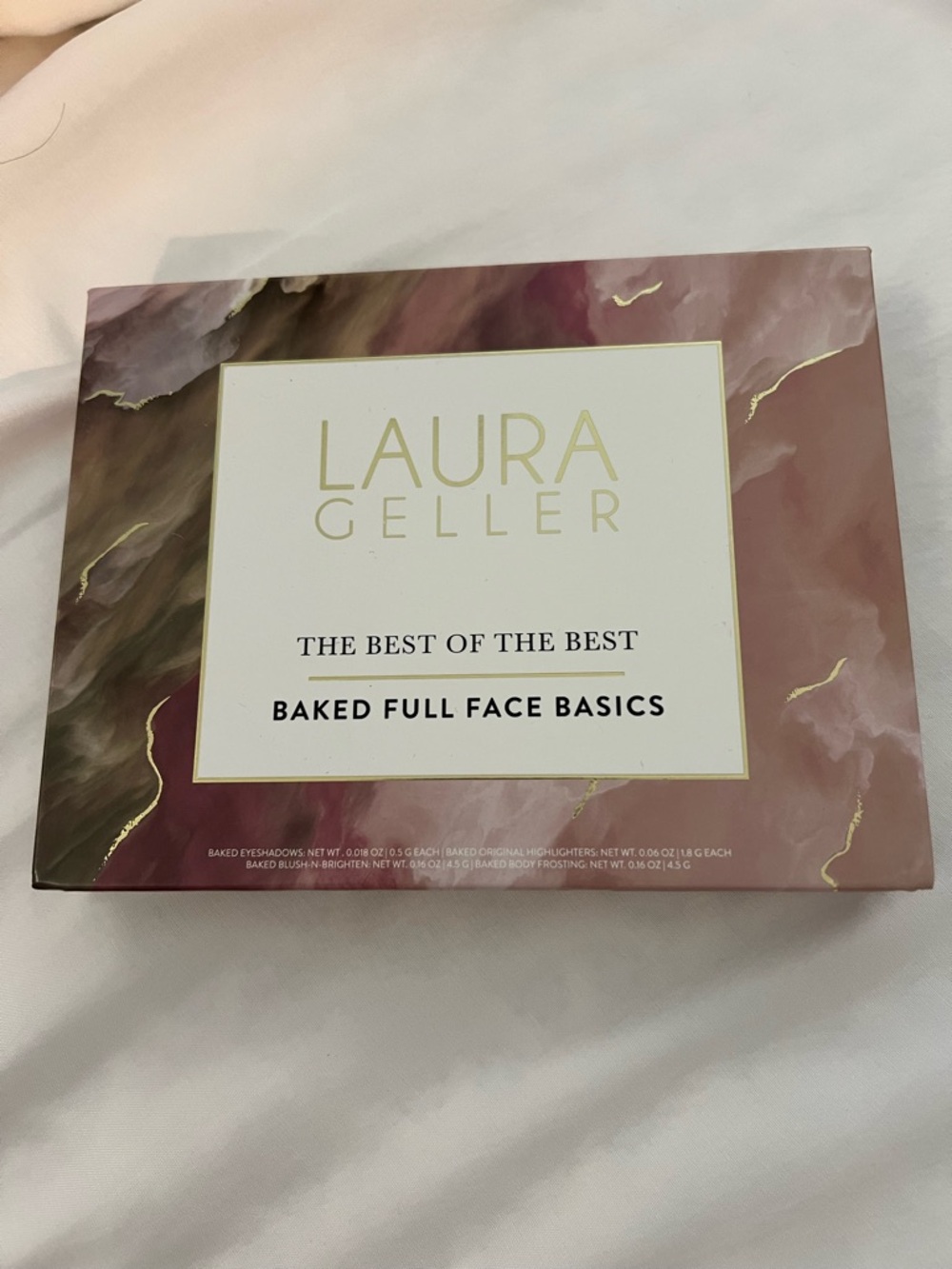 Laura Geller Pink Marble Baked Full Face Basics Palette